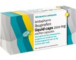 Leidapharm Ibuprofen 200mg Liquid Capsules 10CP Leidapharm Ibuprofen 200mg Liquid Capsules 10CP