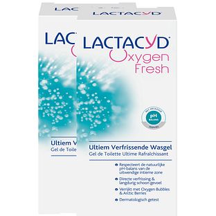 Lactacyd Wasemulsie Oxy Fresh Multiverpakking 2x200ML Lactacyd Wasemulsie Oxy Fresh Multiverpakking 2x200ML