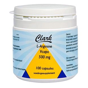Clark L-Arginine 500mg Capsules 100CP