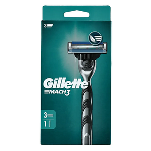 Gillette Mach3 Scheersysteem & 3 Mesjes 1ST
