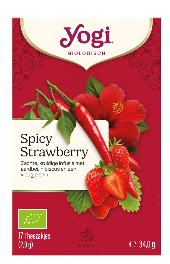 Yogi Tea Spicy Strawberry Kruidenthee