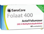 SanaCore Folaat 400 Smelttabletten 60TB
