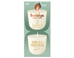 Bolsius 2 Candle Refills Vanilla & Tonka Bean 1ST