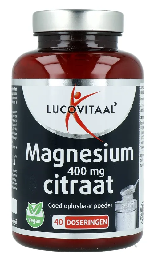 Lucovitaal Magnesium 400mg Citraat Poeder 100GR