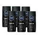 Nivea Men Deep Clean Shower Gel Voordeelverpakking 6x250ML