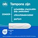OB ProComfort Advanced Tampons Mini 32ST vrij van parfum, chloorbleekmiddel en schadelijke chemicaliën OB ProComfort Advanced Tampons Mini 32ST vrij van parfum, chloorbleekmiddel en schadelijke chemicaliën