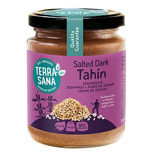 TerraSana Tahin Sesampasta Dark Met Himalayazout 250GR