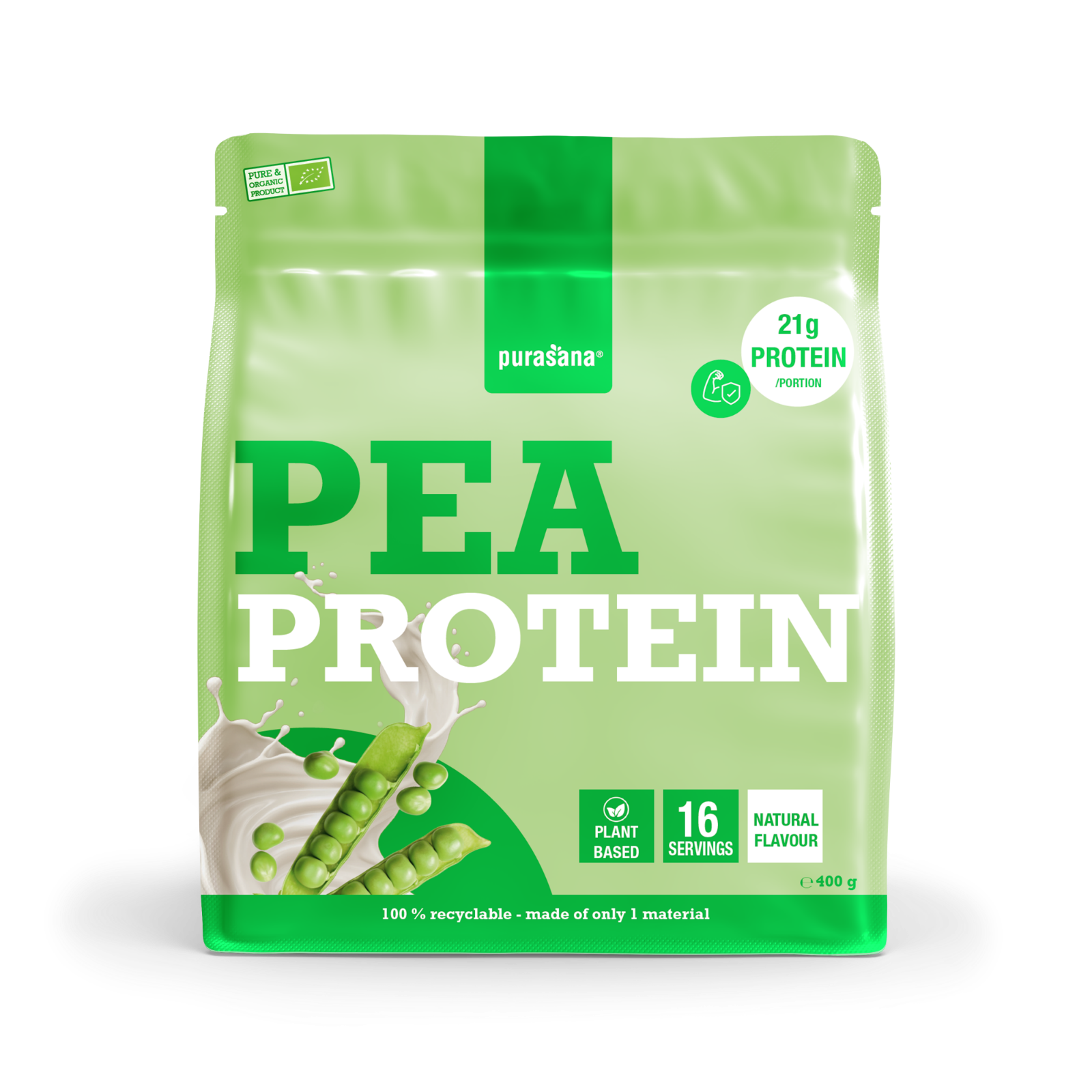 Purasana Pea Protein Powder 400GR
