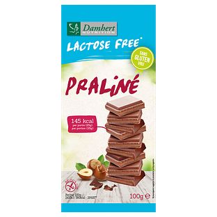 Damhert Lactose Free Chocoladetablet Praline 100GR