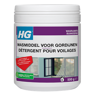 HG Textiel Vitrage Wasmiddel Wit 500GR