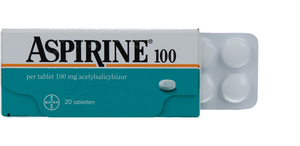 Aspirine 100mg Tabletten afbeelding