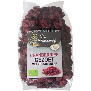Its Amazing Cranberries Gezoet met Vruchtensap 500GR