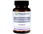 Proviform Saffraan & L-Theanine Extract Capsules 30VCP