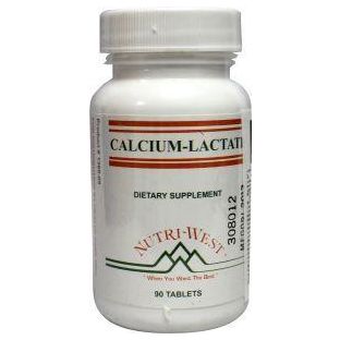 Nutri West Calcium Lactate Tabletten 90ST