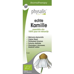 Physalis Echte Kamille Olie Bio 5ML Physalis Echte Kamille Olie Bio 5ML