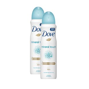 Dove Mineral Touch Deodorant Spray Duo 2x150ML