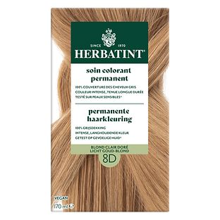 Herbatint Permanente Haarkleuring Licht Goud-Blond 8D 170ML Herbatint Permanente Haarkleuring Licht Goud-Blond 8D 170ML