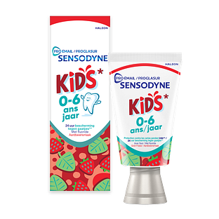 Sensodyne Proglasur Kids Aardbeiensmaak Tandpasta 0-6 Jaar 50ML