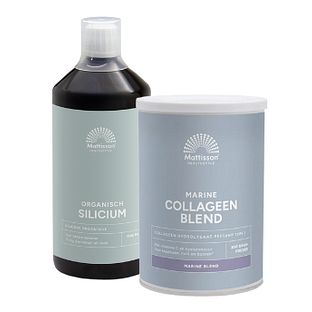 Mattisson HealthStyle Marine Collageen Blend en Organisch Silicium Combi Set 2 Stuks