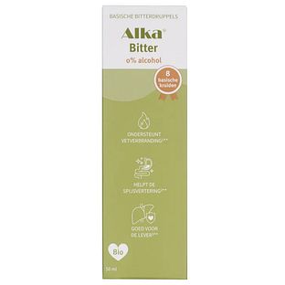 Alka Bitter 0% Alcohol Druppels 50ML Alka Bitter 0% Alcohol Druppels 50ML
