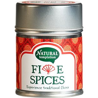 Natural Temptation Five Spices Kruidenmix 50GR Natural Temptation Five Spices Kruidenmix 50GR