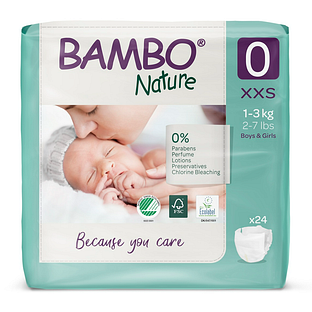 Bambo Nature Luiers Maat 0 XXS 24ST