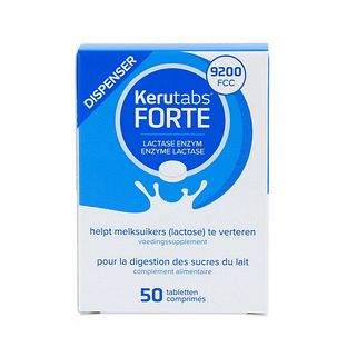 Kerutabs FORTE Lactase Enzym 9200 FCC Tabletten 50TB Kerutabs FORTE Lactase Enzym 9200 FCC Tabletten 50TB