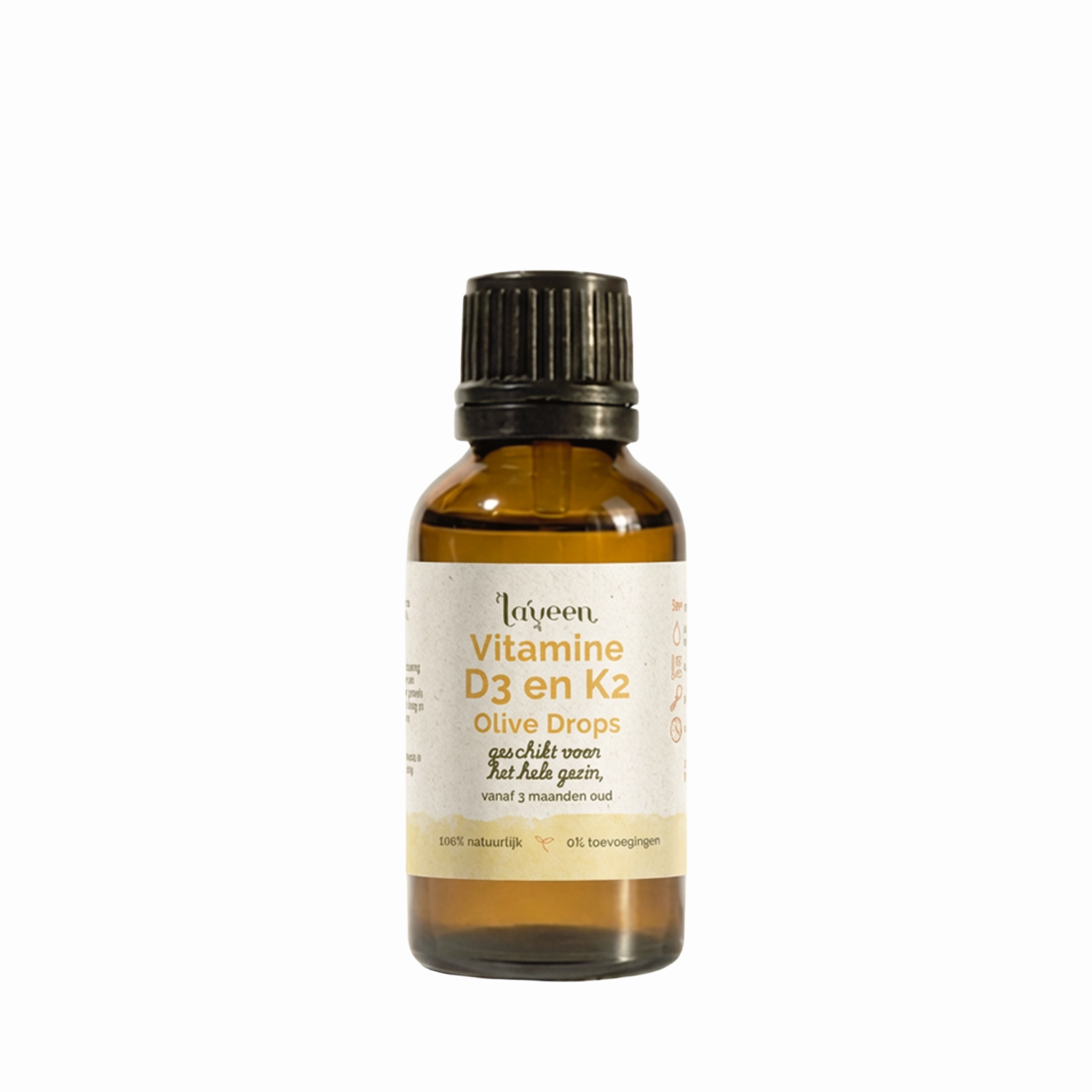 Laveen Vitamine D3K2 Olive Drops - Vitamine D3K2 druppels 30ML