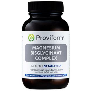 Proviform Magnesium Bisglycinaat Complex Tabletten 60TB