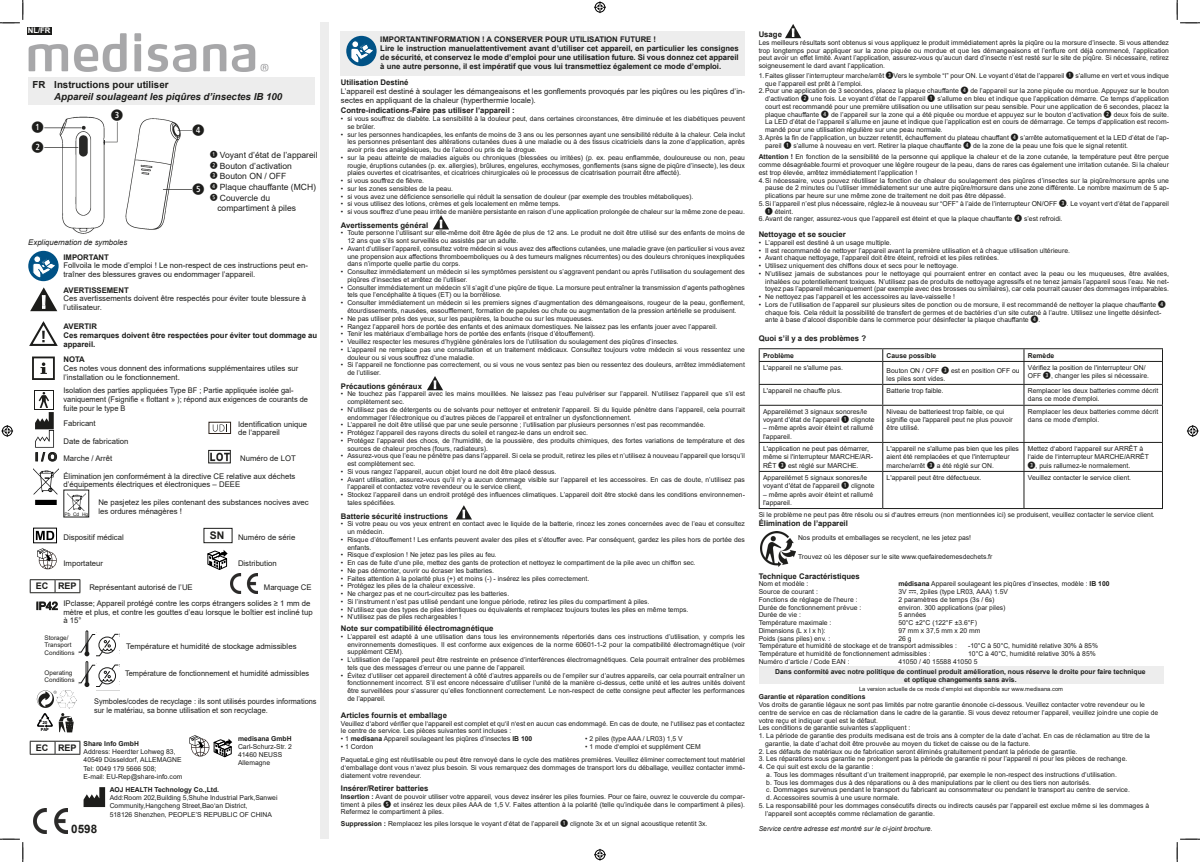 IB100 Insectenbeet Verzachter afbeelding van document #4, instructions