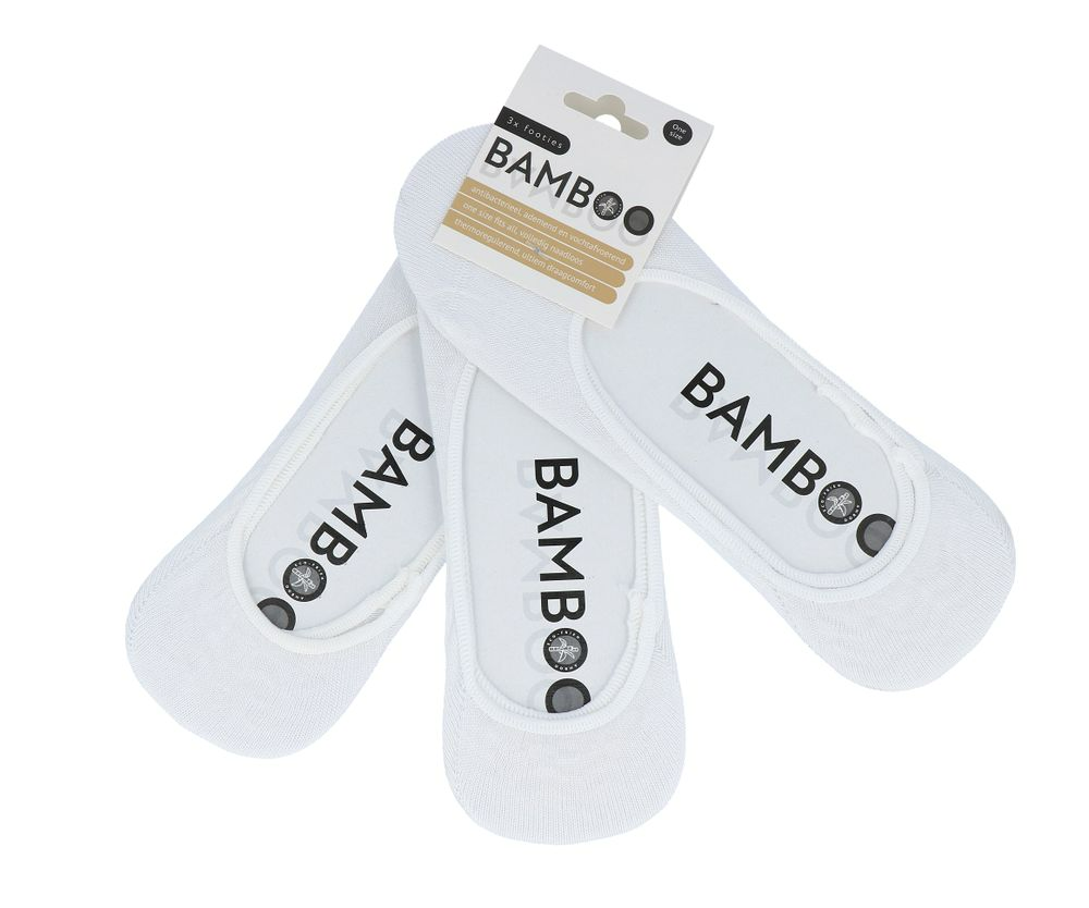 Naproz Bamboo Airco Footies Wit 3-pack One Size kopen