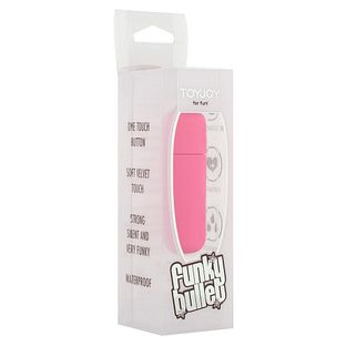 Toyjoy Vibrator Funky Bullet Pink 1ST Toyjoy Vibrator Funky Bullet Pink 1ST
