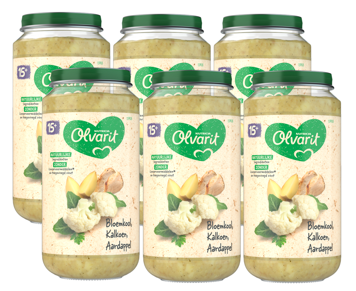 Olvarit 15m+ Bloemkool Kalkoen Aardappel afbeelding 1
