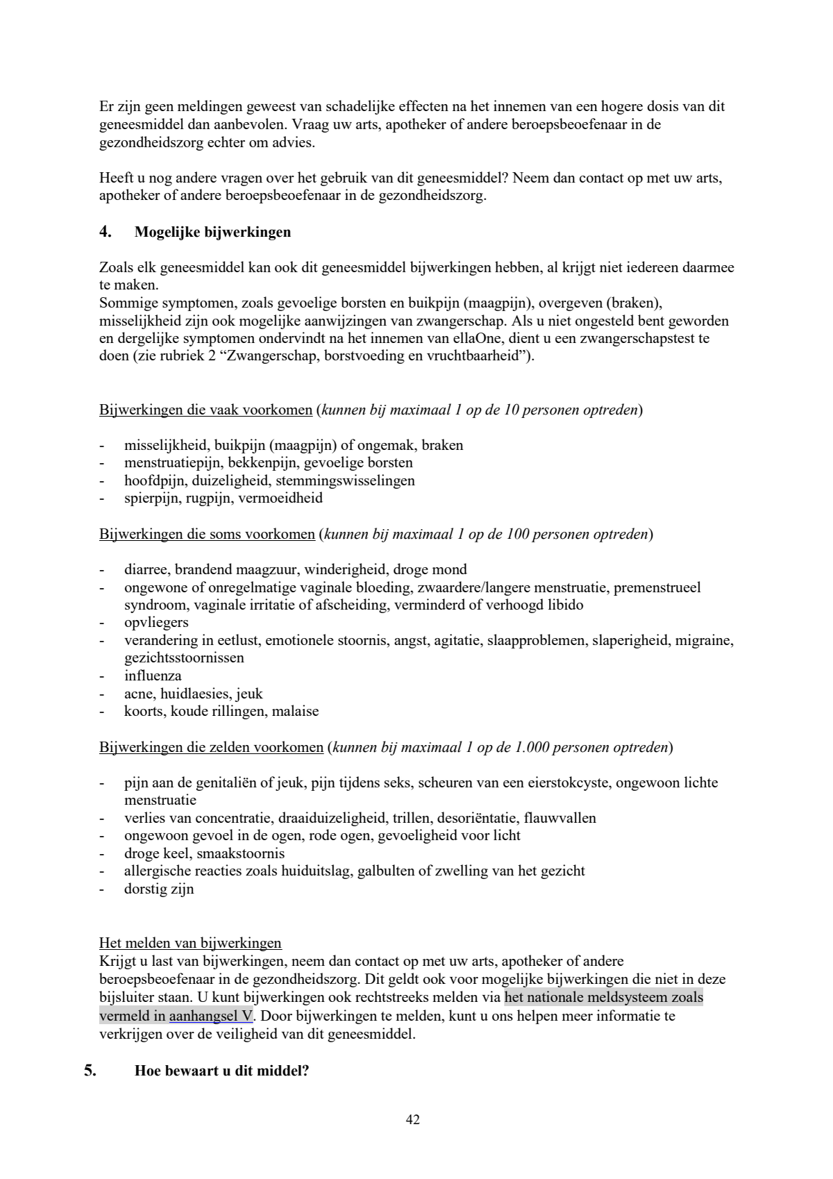 Noodanticonceptie Tablet afbeelding van document #42, leaflet