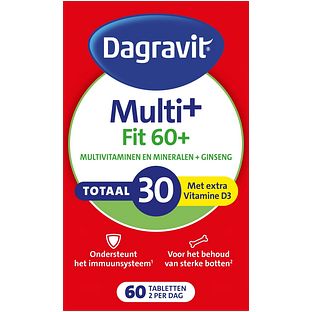 Dagravit Totaal 30 Multi+ Fit 60+ Tabletten 60TB