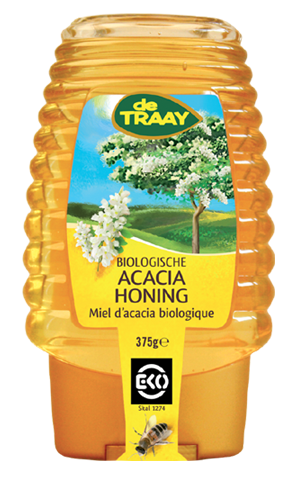 De Traay Acaciahoning EKO Knijpfles afbeelding