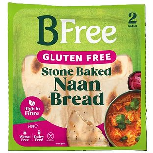 BFree Gluten Free Stone Beaked Naan Bread 4ST