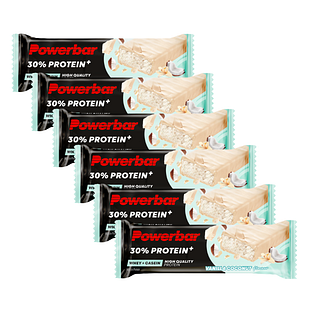 Powerbar 30% Protein Plus Vanilla Coconut Voordeelverpakking 6x55GR