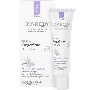 Zarqa Sensitive  Oogcrème Anti-Age met Dode Zee mineralen 15ML