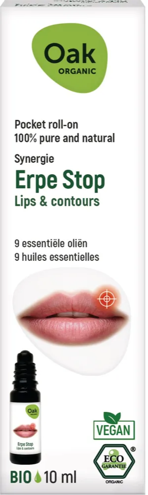 Oak Organic Pocket roll-on Erpe Stop Lips & Contours 10ML