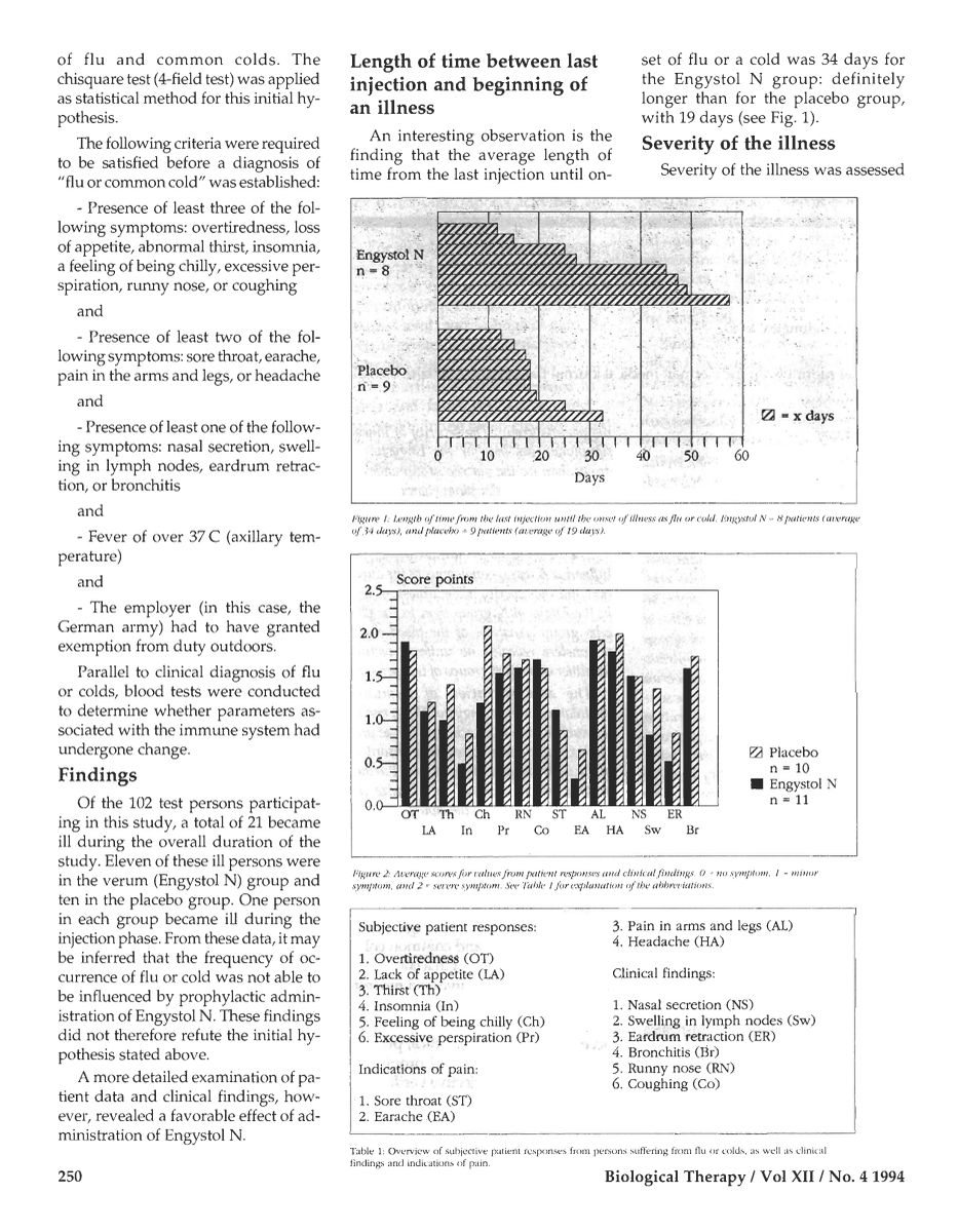 Engystol Tabletten afbeelding van document #2, research