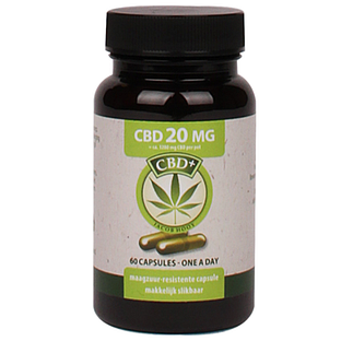 Jacob Hooy CBD+ 20mg Capsules 60CP