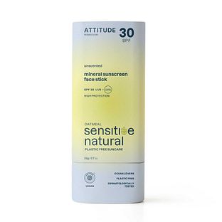 Attitude Sensitive Natural SPF30 Sunscreen Face Stick 20GR
