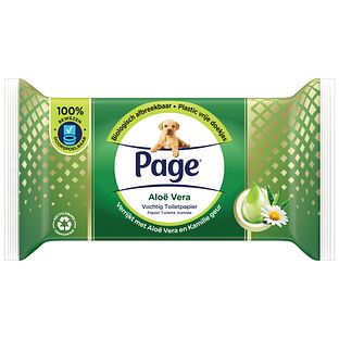 Page Vochtig Toiletpapier Aloë Vera 38ST