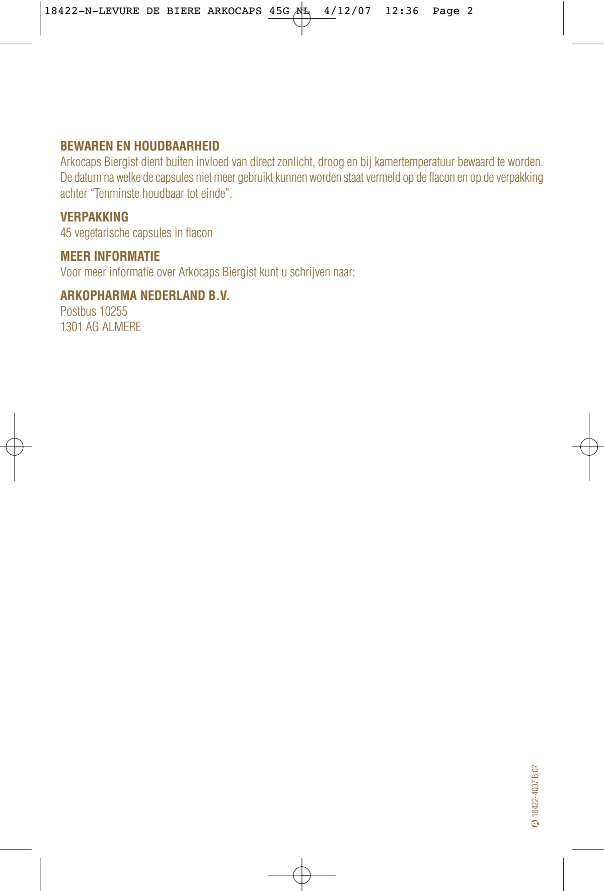 Biergist Capsules afbeelding van document #2, instructions