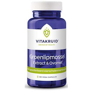 Vitakruid Groenlipmossel extract & Ovomet Eierschaalmembraam 90VCP Vitakruid Groenlipmossel extract & Ovomet Eierschaalmembraam 90VCP
