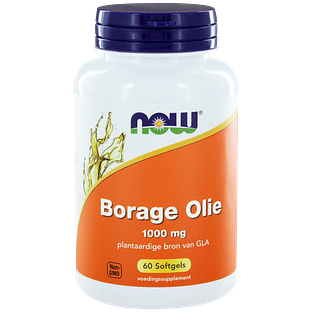 NOW Borage Olie 1000mg Capsules 60ST