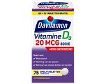 Davitamon Vitamine D3 20mcg Smelttabletten 75TB
