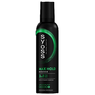 Syoss 3in1 Max Hold Mousse Hold 5 250ML