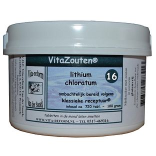 Vita Reform Van der Snoek VitaZouten Nr. 16 Lithium Muriaticum 720TB